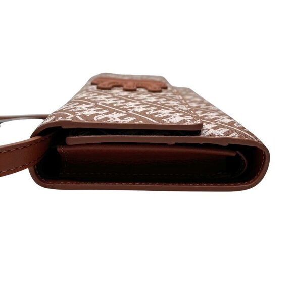 NWT JW PEI FEI FLAP MONOGRAM 2 IN 1 WALLET SHOULDER BAG IN BROWN - OS - Picture 3 of 9